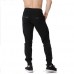 Men's Casual Stitching Color Slim Fit Joggers Sport Pants Side Drawstring Design Elastic Waist Pants