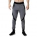 Men's Casual Stitching Color Slim Fit Joggers Sport Pants Side Drawstring Design Elastic Waist Pants