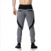 Men's Casual Stitching Color Slim Fit Joggers Sport Pants Side Drawstring Design Elastic Waist Pants