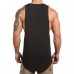 Men's Sleeveless Running Fitness Tops Breathable Solid Color Casual Quick-drying Sports Vest