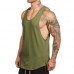 Men's Sleeveless Running Fitness Tops Breathable Solid Color Casual Quick-drying Sports Vest