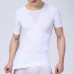 Seamless Upgrade Version Of NY043 Strong Mesh Blister Body Vest Men's Body Sculpting Sport Tops