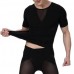 Seamless Upgrade Version Of NY043 Strong Mesh Blister Body Vest Men's Body Sculpting Sport Tops
