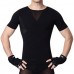 Seamless Upgrade Version Of NY043 Strong Mesh Blister Body Vest Men's Body Sculpting Sport Tops