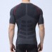 Short Sleeve Mens Professional Compression Tights Quick Dry Sports Breathable Bodybuilding Sportswear