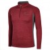 Mens Outdoor Sports Quick-drying Long-sleeved Breathable Collar Sunscreen Plus Size T-Shirt