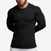 Men Skinny Fit Active Ribbed T-Shirts