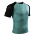 Mens Short Sleeve Tight Fitness T-shirt Elastic Quick Dry Sport Running T-Shirts Tops