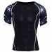 JACK CORDEE Sport Fitness Men's Leisure Printing Round Collar Short Sleeved T-shirt Fast Dry Breatha