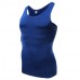 Pro Fitness Sports Tights Elastic Sleeveless Vest Mens Fast Dry Compression Tops Tees