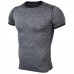 Men's Sports Fitness Gym Compression T-shirts Running Training Sweat Speed Dry Tight T-shirt