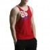 SEOBEAN Mesh Breathable Dgital Printed Vest Leisure Sport Jogging Sport Tank Tops