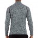 Men's Sportswear Long Sleeve Zipper Neck T-Shirts Stretch Fitness Tight Quick-drying Warm Blazer