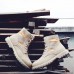 T02 Outdoor 14CM Men Martin Leather Mid-calf Boots Military Desert Casual Working Army Hiking Shoes
