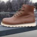 TENGOO Men's Work Safety Shoes Hiking Camping Outdoor Travel Waterproof Non-Slip Breathable Anti-Smashing Shoes