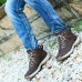 Men's Winter Snow Boots Outdoor Fashion Sneaker Super Warm Lining Non-Slip Climbing Shoes