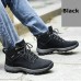 Men's Winter Snow Boots Outdoor Fashion Sneaker Super Warm Lining Non-Slip Climbing Shoes