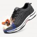 TENGOO 703 Men's Ultralight Safety Shoes Work Shoes Fluorescent Anti-slip Anti-Collision Steel Toe Running Shoes