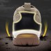 Mens Outdoor Breathable Athletic Shoes Cowhide TPR Elastic Slip-on Sport Sneakers