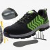 TENGOO Safety Shoes Work Shoes Steel Teo Mens Outdoor Hiking Running Camping Shoes Non-Slip Anti-Smashing