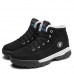 Outdoor Winter Men Cotton Shoes Plus Cashmere Warm Casual High Thickened Snow Boots