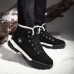 Outdoor Winter Men Cotton Shoes Plus Cashmere Warm Casual High Thickened Snow Boots
