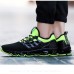 US Size 7.5-10 Outdoor Running Tank Bottom Sports Male Blade Cattle PVC Non-slip Breathable Shoes