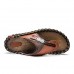 S-420502  The First Layer Of Leather Handmake Men's Sandals Slippers Summer Personality Beach Shoe