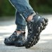 TENGOO Safety Shoes Work Shoes Steel Toe Men's Sports Shoes Breathable Running Shoes