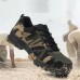 TENGOO Men's Work Shoes Anti-Smashing Hard Steel Toe Safety Shoes Keep Warm Waterproof Sneakers