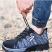 TENGOO 536 Men's Ultralight Safety Shoes Work Shoes Mesh Anti-slip Anti-Collision Steel Toe Sports Running Shoes