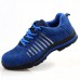TENGOO Steel Toe Safety Shoes Labor Insurance Shoes Anti-Smashing Non-Slip Outdoor Hiking Work Shoes