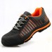TENGOO Steel Toe Safety Shoes Labor Insurance Shoes Anti-Smashing Non-Slip Outdoor Hiking Work Shoes