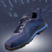 TENGOO Safety Shoes Non-Slip Anti-Smashing Steel Toe Work Shoes Waterproof Hiking Camping Fishing Shoes
