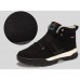 Winter Men Elderly Shoes Warm Cotton Outdoor Hiking Non-slip Sports