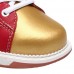 Newly Fashion Women Red Bowling Shoes Leather Shoes Casual Sport Mixed Color Shoes Sneakers