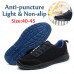 TENGOO Men's Safety Shoes Work Shoes Steel Toe Wearable Anti-Smashing Non-Slip Running Sports Sneakers