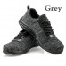 TENGOO Safety Shoes Work Shoes Waterproof Breathable Ultralight Steel Toe Running Outdoor Sports Shoes