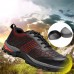TENGOO Men's Safety Shoes Waterproof Breathable Cushioning Steel Toe Work Shoes Running Shoes