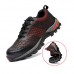TENGOO Men's Safety Shoes Waterproof Breathable Cushioning Steel Toe Work Shoes Running Shoes