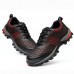 TENGOO Men's Safety Shoes Waterproof Breathable Cushioning Steel Toe Work Shoes Running Shoes