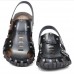 Men's Beach Sandals Summer Slippers Soft Flat-bottomed Slippers Microfiber Shoe Size 6.5-11.5