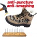 TENGOO Safety Shoes Work Shoes Steel Toe Waterproof Keep Warming Winter Outdoor Sports Shoes