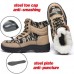 TENGOO Safety Shoes Work Shoes Steel Toe Waterproof Keep Warming Winter Outdoor Sports Shoes
