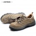 ANTSEN Men's Steel Toe Sneakers Safety Shoes Work Shoes Hiking Camping Anti-Smashing Durable Shoes