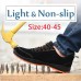 TENGOO Men's Safety Shoes Steel Toe Work Sneakers Slip Resistant Waterproof Breathable Hiking Climbing Running Shoes