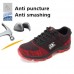 TENGOO Safety Shoes Steel Toe Work Shoes Mesh Fly Woven Sneakers Breathable Non-Slip Running Shoes