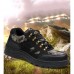 TENGOO Men's Safety Shoes Steel Toe Waterproof Non-Slip Anti-Smashing Hiking Camping Fishing Work Shoes