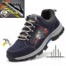 TENGOO Men's Safety Shoes Work Shoes Breathable Hiking Steel Toe Steel Sole Sneakers