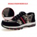 TENGOO Safety Shoes Work Shoes Men's Hiking Waterproof Anti-Smash Non-Slip Sports Shoes